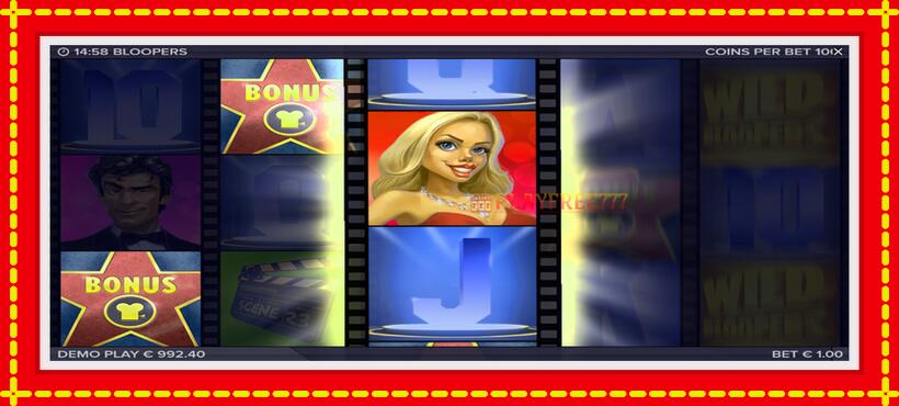 Slot machine Bloopers with access to free game online, picture 4