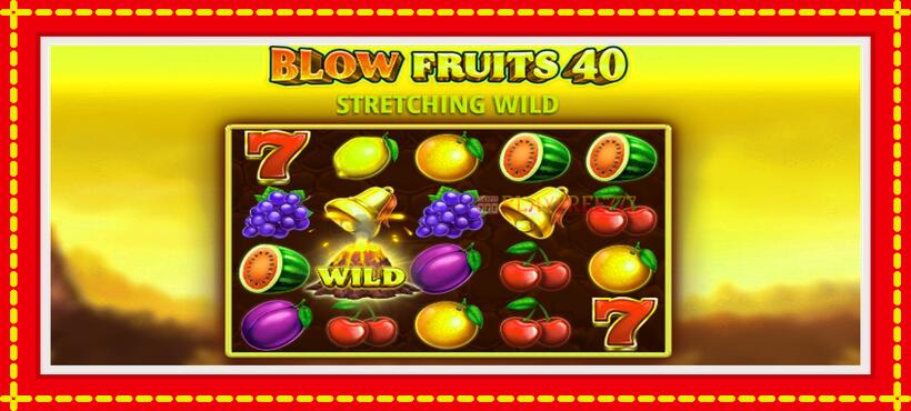 Slot machine Blow Fruits 40 with access to free game online, picture 5