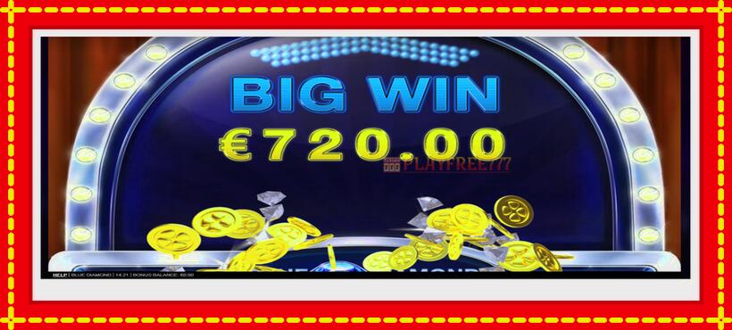 Slot machine Blue Diamond with access to free game online, picture 4