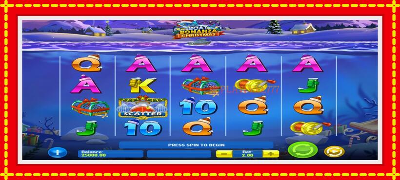 Slot machine Boat Bonanza Christmas with access to free game online, picture 1