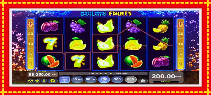 Slot machine Boiling Fruits with access to free game online, picture 4