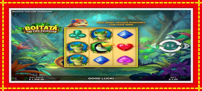 Slot machine Boitata The Fire Guardian with access to free game online, picture 2