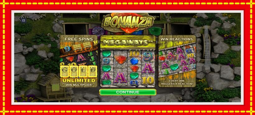 Slot machine Bonanza with access to free game online, picture 1