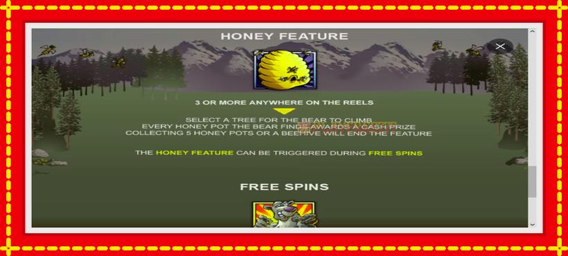 Slot machine Bonus Bears with access to free game online, picture 2