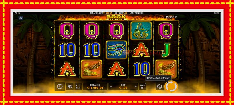 Slot machine Book Extreme with access to free game online, picture 1