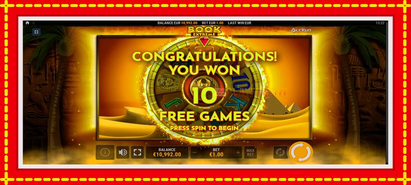 Slot machine Book Extreme with access to free game online, picture 3