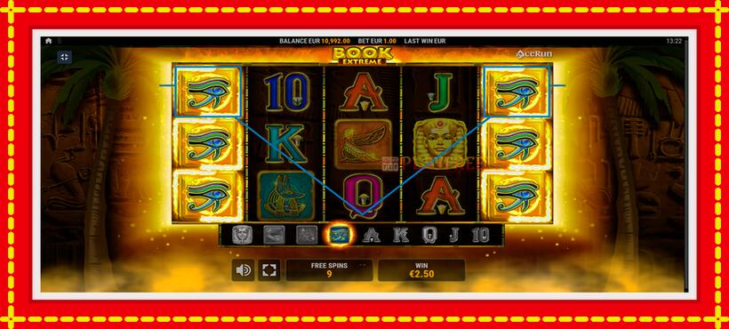 Slot machine Book Extreme with access to free game online, picture 4