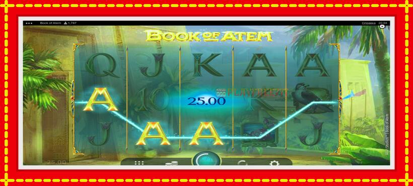 Slot machine Book of Atem with access to free game online, picture 5