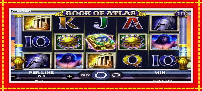 Slot machine Book of Atlas with access to free game online, picture 1