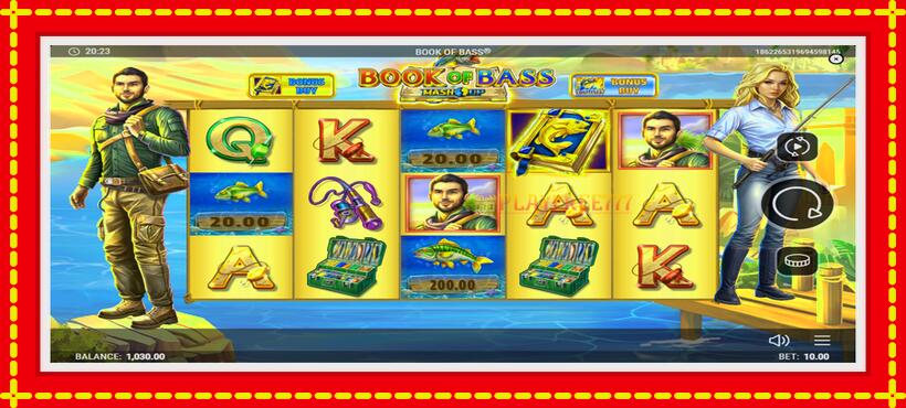 Slot machine Book of Bass with access to free game online, picture 2