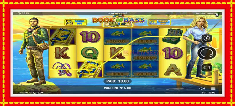 Slot machine Book of Bass with access to free game online, picture 4