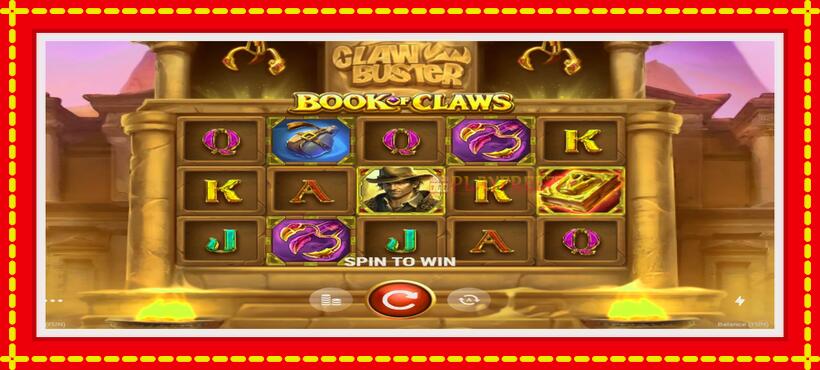 Slot machine Book of Claws with access to free game online, picture 1