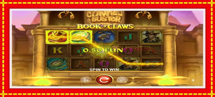 Slot machine Book of Claws with access to free game online, picture 3