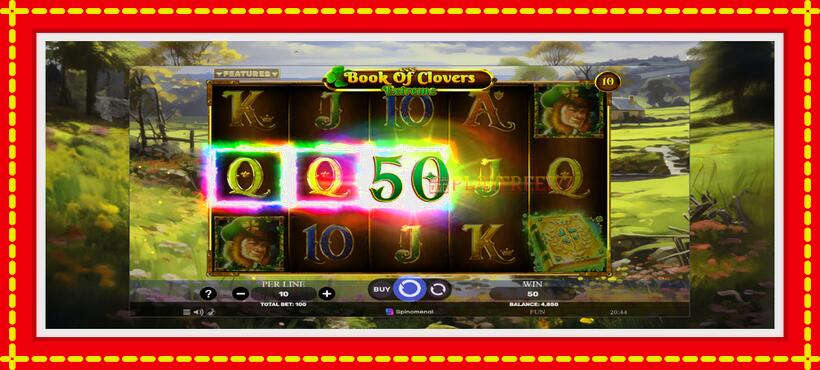 Slot machine Book of Clovers - Extreme with access to free game online, picture 3