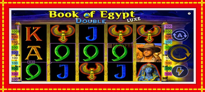 Slot machine Book of Egypt Double Luxe with access to free game online, picture 4