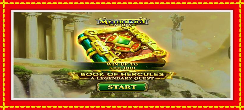 Slot machine Book of Hercules - A Legendary Quest with access to free game online, picture 1