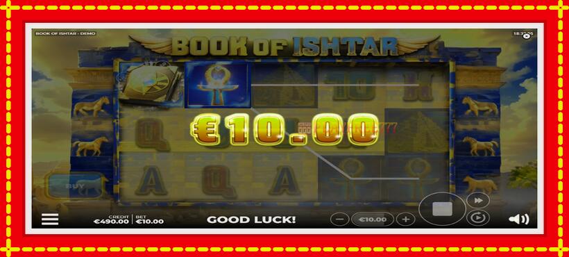 Slot machine Book of Ishtar with access to free game online, picture 3