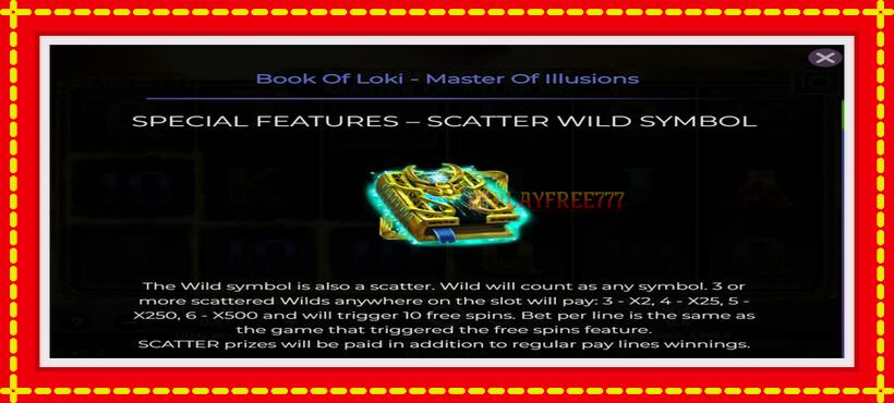 Slot machine Book Of Loki - Master Of Illusions with access to free game online, picture 4