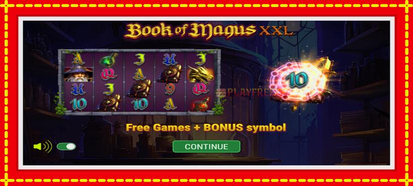 Slot machine Book of Magus XXL with access to free game online, picture 1