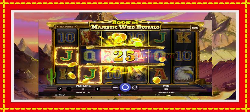 Slot machine Book of Majestic Wild Buffalo with access to free game online, picture 3