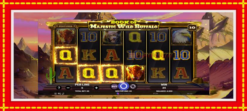 Slot machine Book of Majestic Wild Buffalo with access to free game online, picture 4