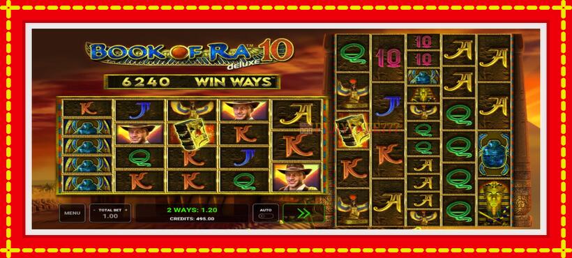 Slot machine Book of Ra Deluxe 10 Win Ways with access to free game online, picture 2