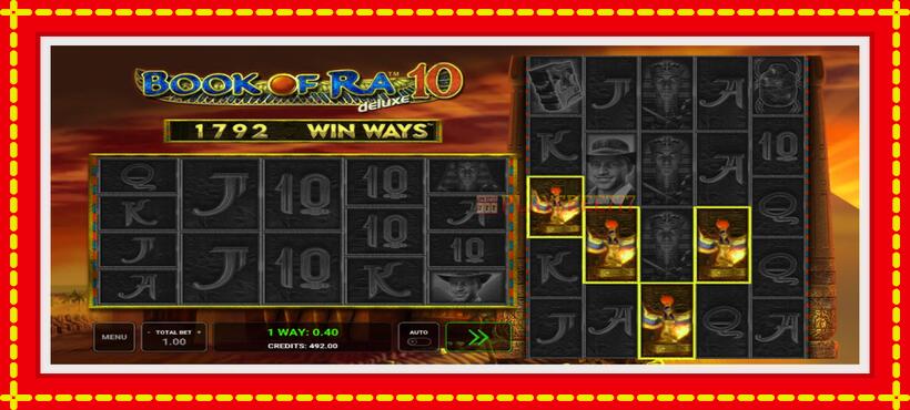 Slot machine Book of Ra Deluxe 10 Win Ways with access to free game online, picture 3