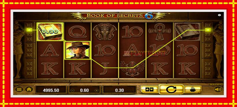 Slot machine Book of Secrets 6 with access to free game online, picture 4