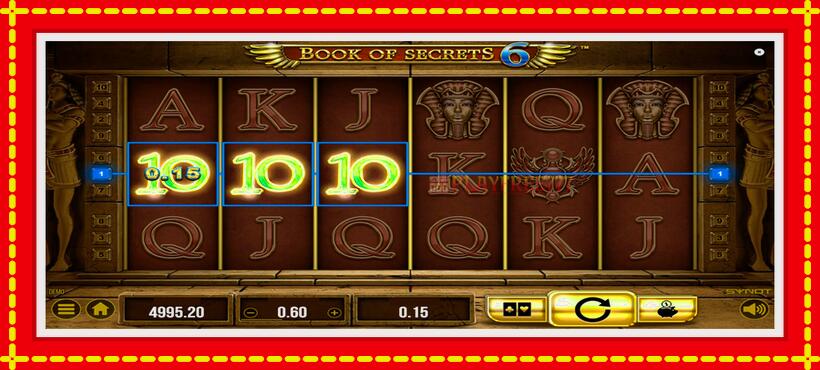 Slot machine Book of Secrets 6 with access to free game online, picture 5