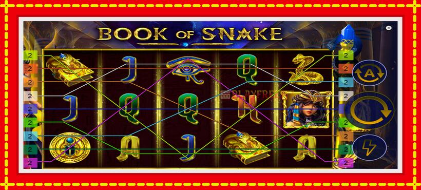 Slot machine Book of Snake with access to free game online, picture 2