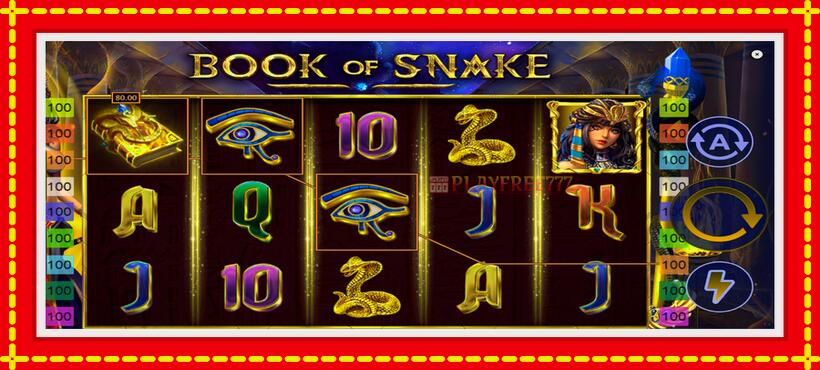 Slot machine Book of Snake with access to free game online, picture 4