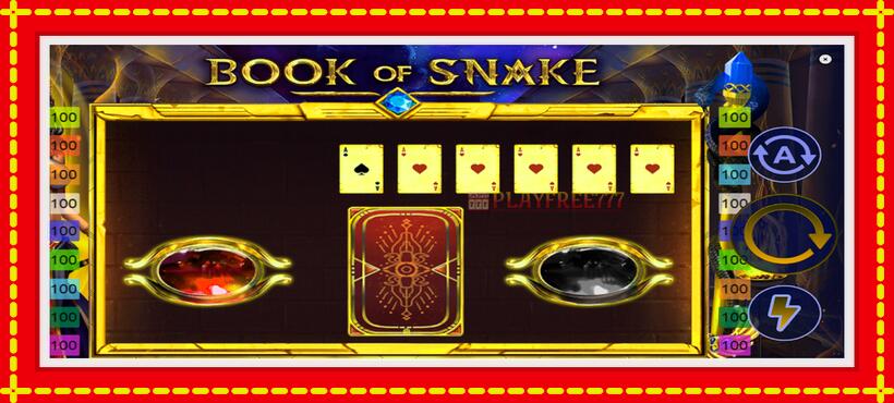 Slot machine Book of Snake with access to free game online, picture 5