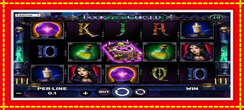 Slot machine Book of the Cursed with access to free game online, picture 1