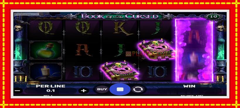 Slot machine Book of the Cursed with access to free game online, picture 2