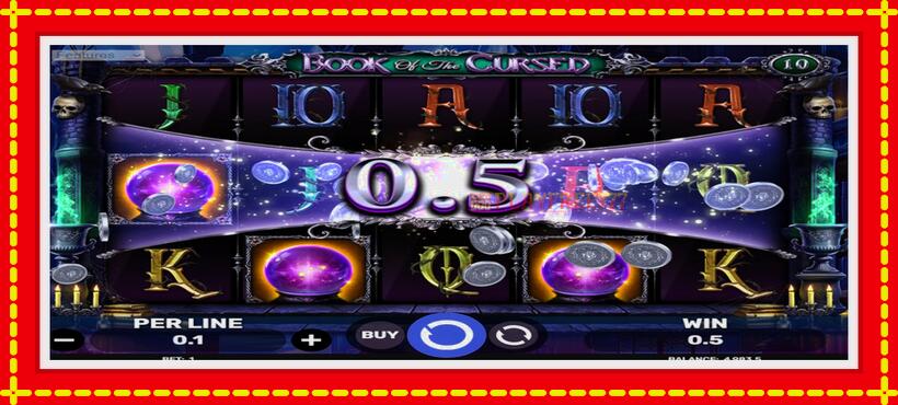 Slot machine Book of the Cursed with access to free game online, picture 3