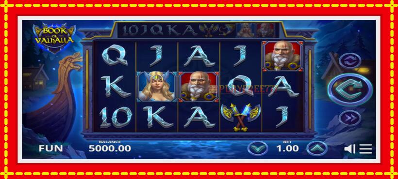 Slot machine Book of Valhalla with access to free game online, picture 2