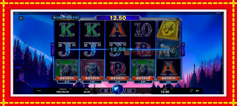 Slot machine Book of Wolves with access to free game online, picture 3