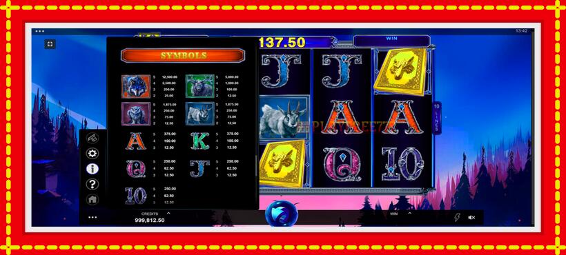 Slot machine Book of Wolves with access to free game online, picture 7