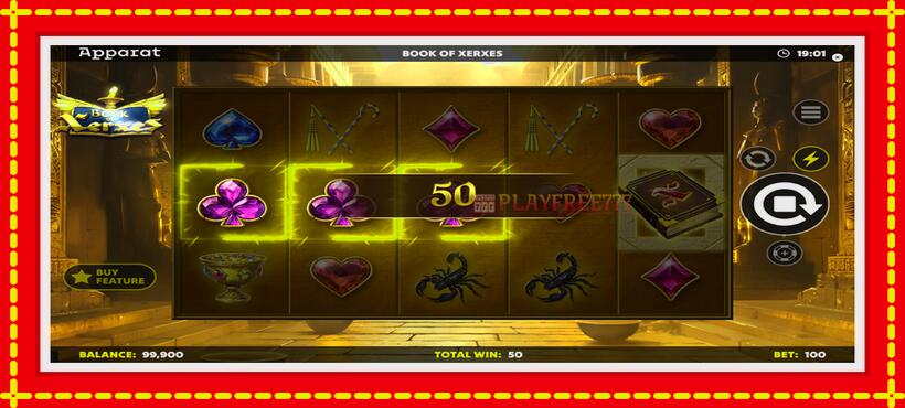 Slot machine Book of Xerxes with access to free game online, picture 3