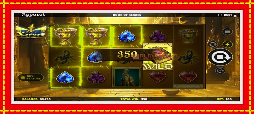 Slot machine Book of Xerxes with access to free game online, picture 4