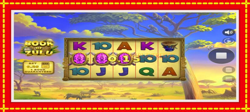 Slot machine Book of Zulu with access to free game online, picture 2