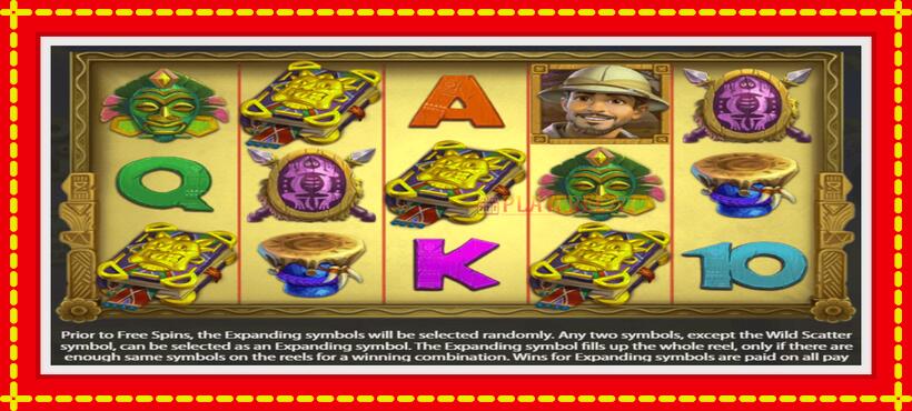 Slot machine Book of Zulu with access to free game online, picture 3