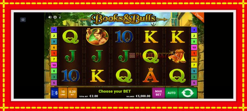 Slot machine Books Bulls with access to free game online, picture 2