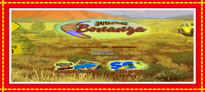 Slot machine Boomerang Bonanza with access to free game online, picture 1