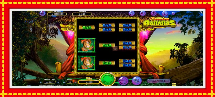 Slot machine Booming Bananas with access to free game online, picture 1