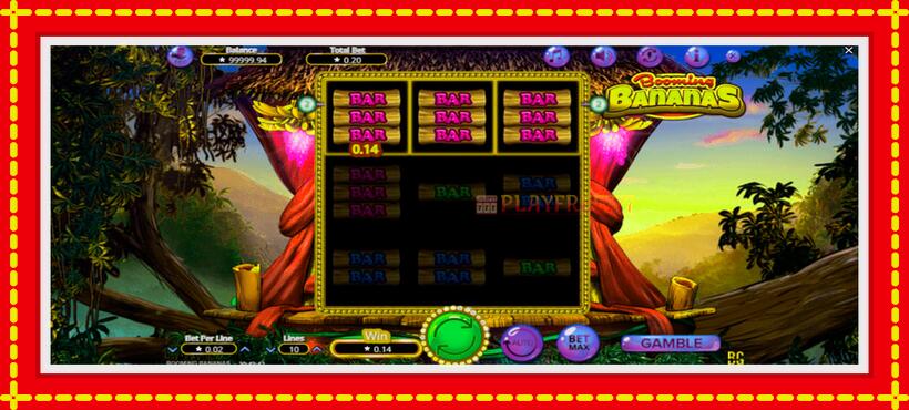 Slot machine Booming Bananas with access to free game online, picture 2