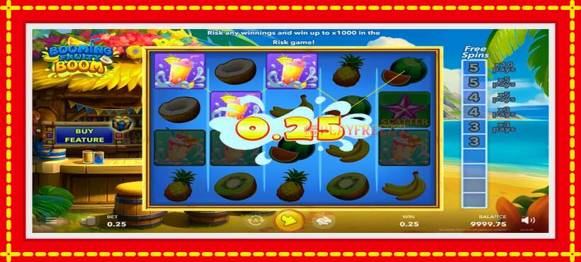 Slot machine Booming Fruity Boom with access to free game online, picture 3