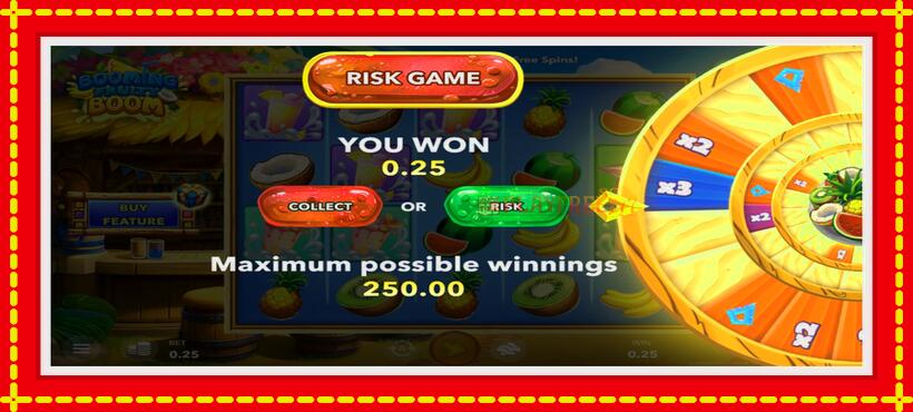 Slot machine Booming Fruity Boom with access to free game online, picture 4