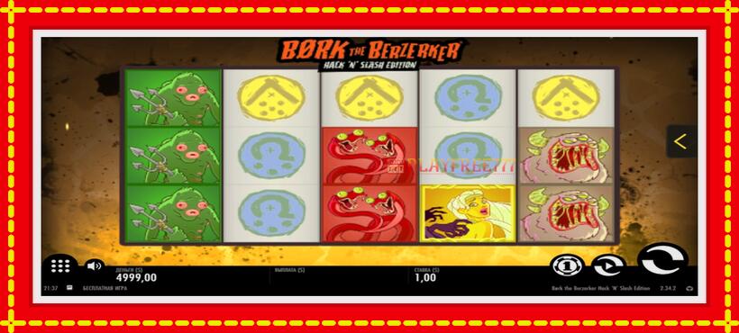 Slot machine Bork The Berzerker with access to free game online, picture 1