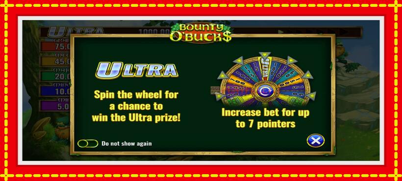 Slot machine Bounty O Bucks with access to free game online, picture 1